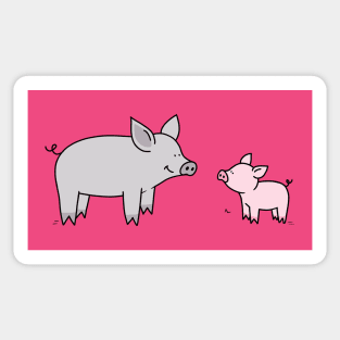 Pigs in a blanket Sticker